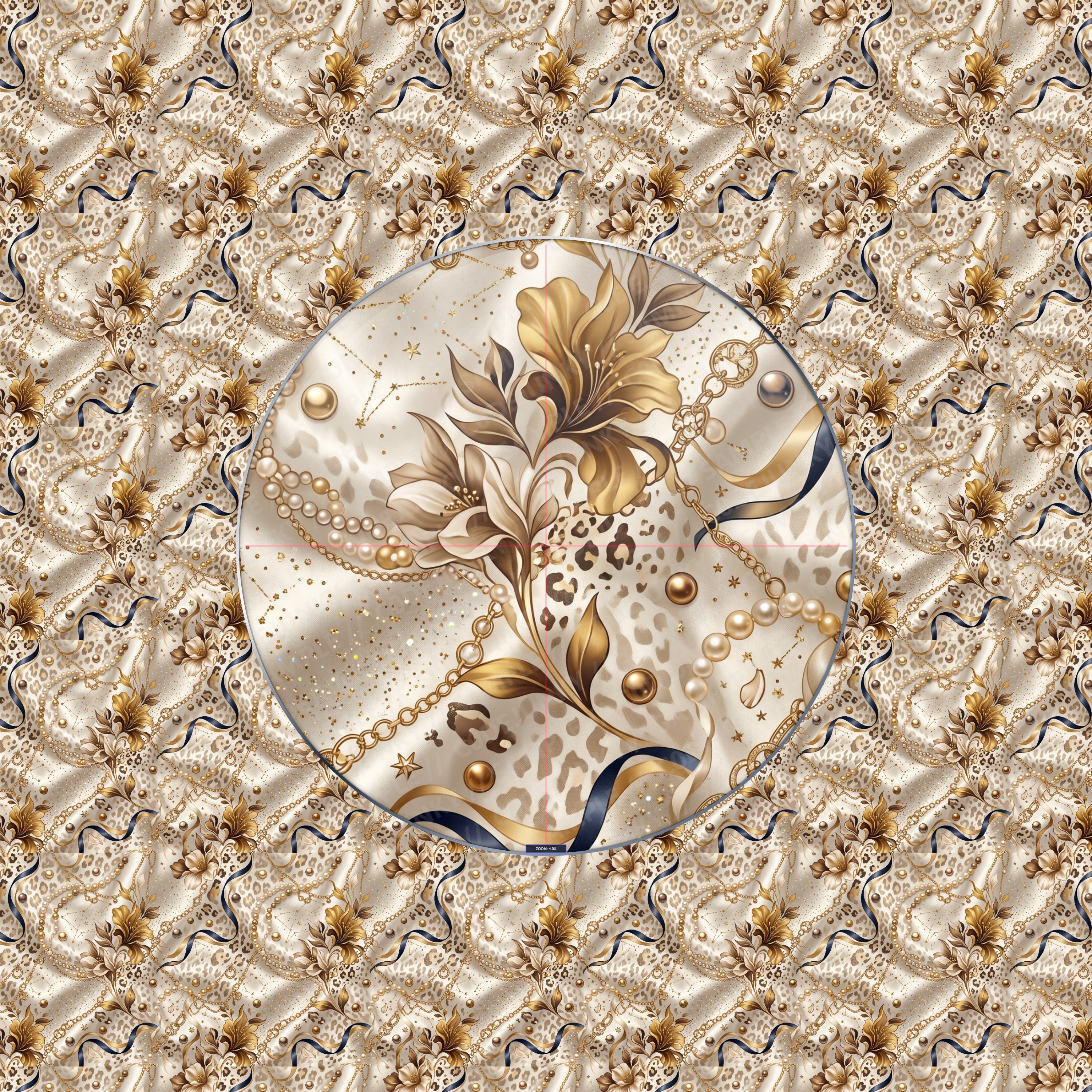 Satin Leopard Seamless Pattern