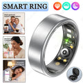 Colorful Smart Ring Women Men Couple SmartRing Heart Rate Monitor Waterproof 100+Sport Modes Super Light Skin-friendly Wristring