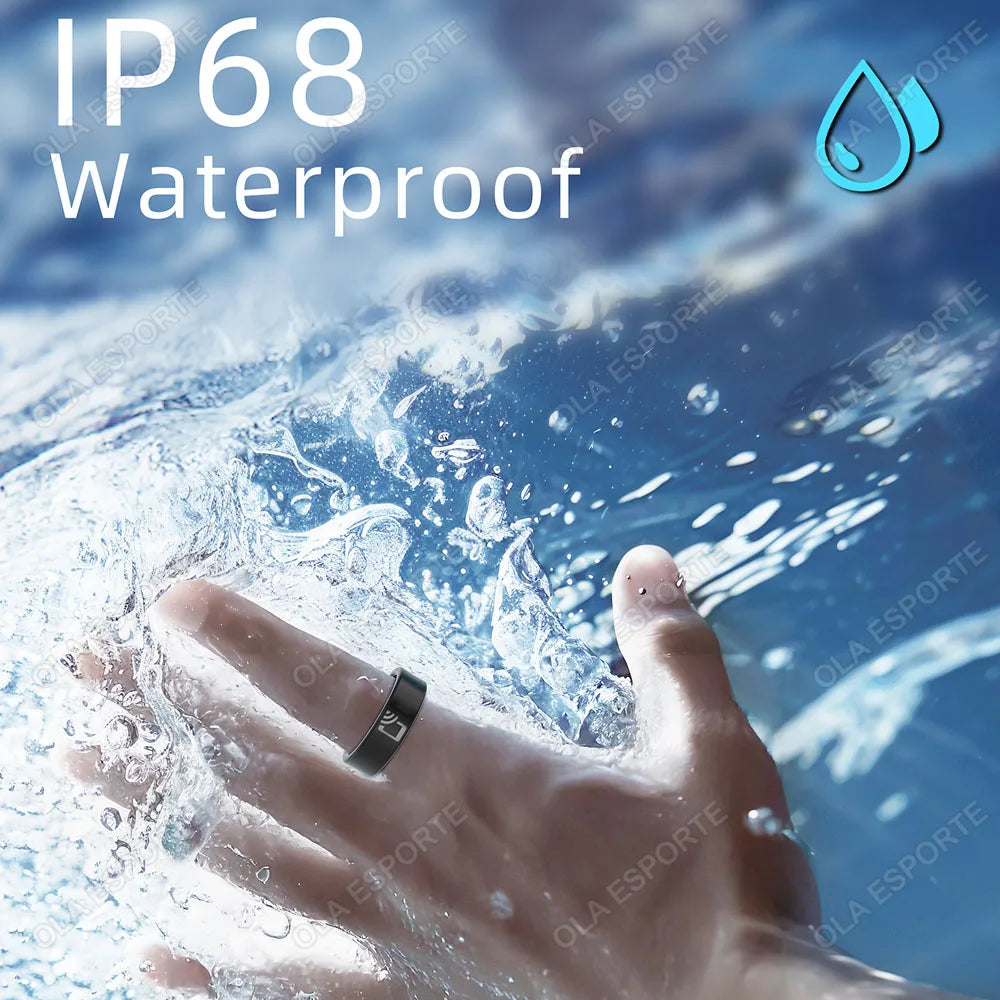 NFC Smart Ring 2026 Real-Time Heart Rate Sleep Health Monitoring NFC Smart Access Control IP68&5ATM Waterproof Sports Smartring