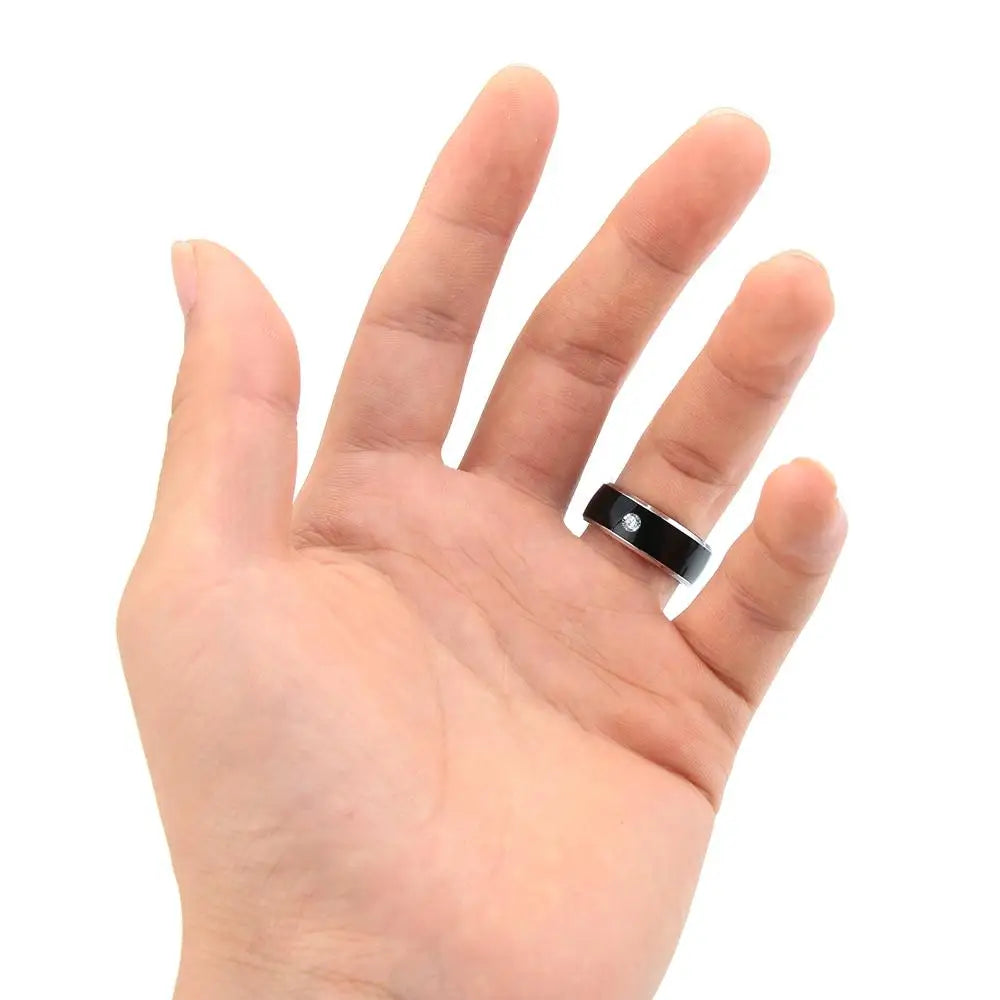Fashion NFC Smart Finger Ring Multifunctional Intelligent Connect Android Phone Finger Wear Digital Rings Equipment Couple Ring