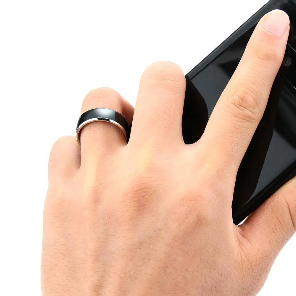 Fashion NFC Smart Finger Ring Multifunctional Intelligent Connect Android Phone Finger Wear Digital Rings Equipment Couple Ring