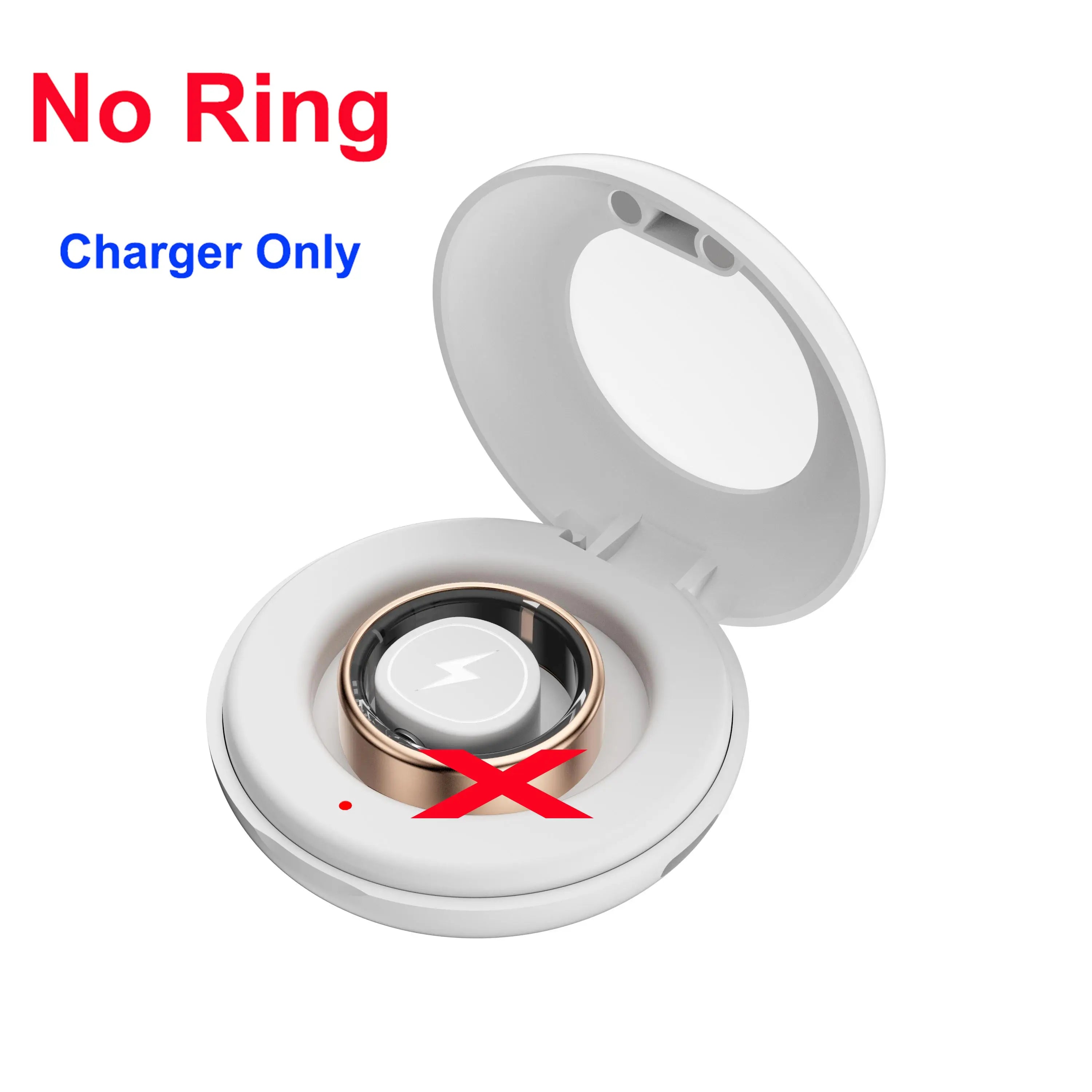 For  Pattern Smart Ring for Men Women Health Sleep Monitor Heart Rate Waterproof Multi-Sport  Couple SmartRing Gold
