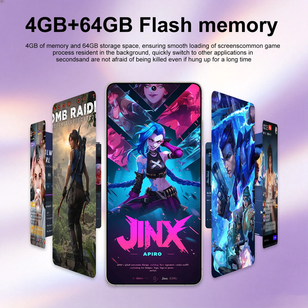 IVMI XS26 Ultra Cellphone Android 12.0 6.9inch Screen 4GB RAM 64G ROM 8+16MP Dual SIM Smartphones Google Play Store Mobile Phone