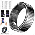 New Smart Ring Message Reminder, Call Alert Heart Rate Blood Oxygen Sleep Monitor Pedometer 5 ATM Waterproof Smartring Men Women