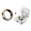 LED Display Screen Smart Ring for Heart Rate Oxygen Sleep Monitoring Multi Sports Modes Waterproof Bluetooth Women Healthy Rings