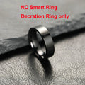 For Smart Ring Hd Screen Tiktok Control 5ATM Waterproof for  Smartring forGalaxy Women Men Ring HeartRate Monitor