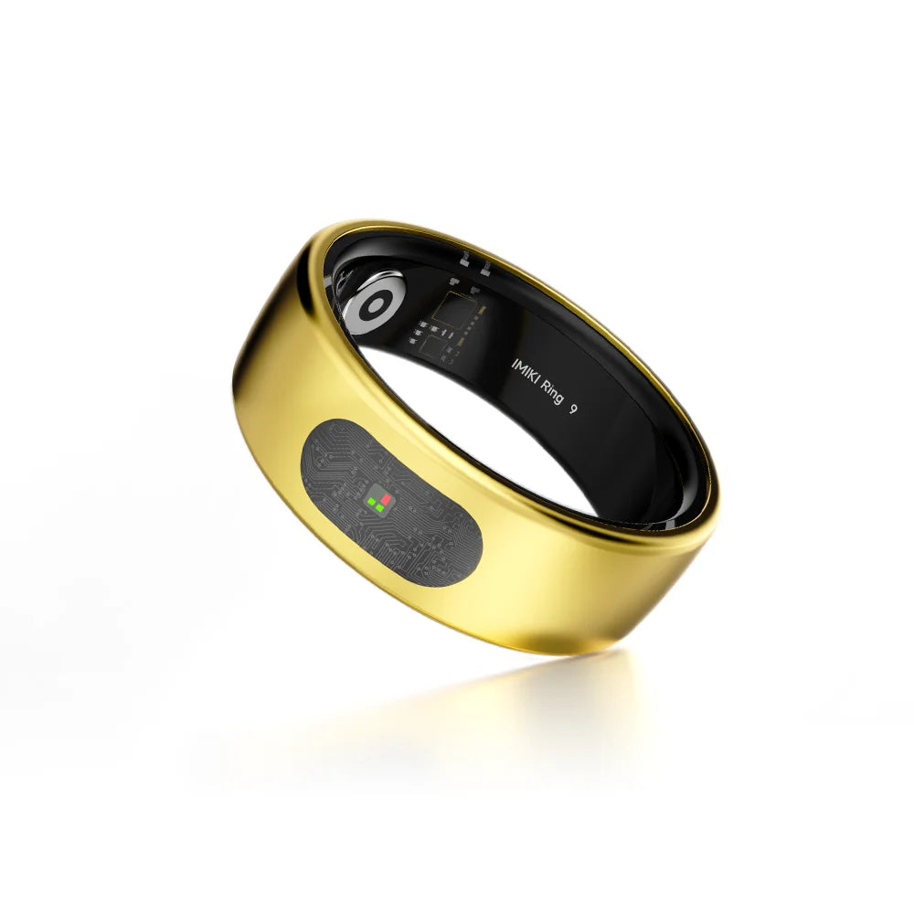 IMIKI Smart Ring 1 vibration Global System health Monitoring Heart Rate Blood Oxygen Saturation 5ATM Waterproof Men and Women
