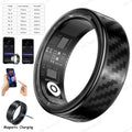 New Smart Ring Message Reminder, Call Alert Heart Rate Blood Oxygen Sleep Monitor Pedometer 5 ATM Waterproof Smartring Men Women