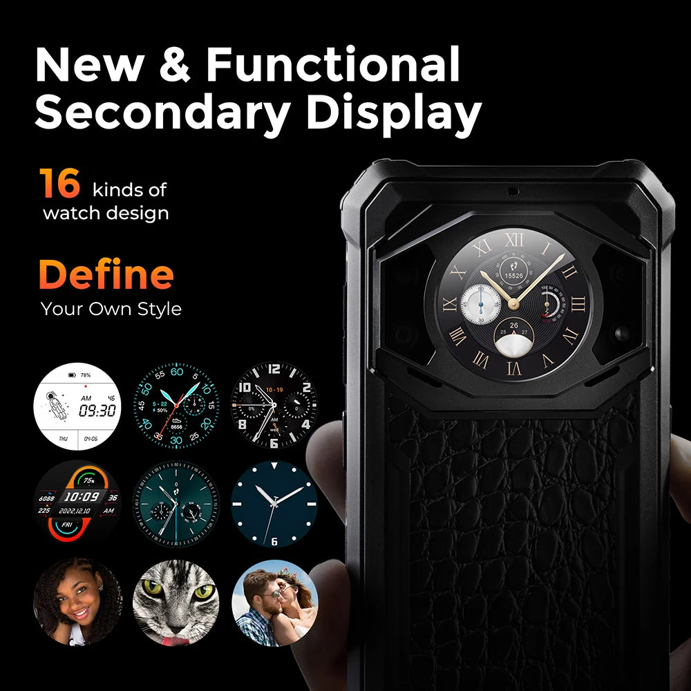 FOSSiBOT F101 PRO Smartphone 8GB 128GB 10600mAh 18W Fast Charge Mobile Phone 24MP 5.45'' HD+ Display Android 13 OS Cellphone