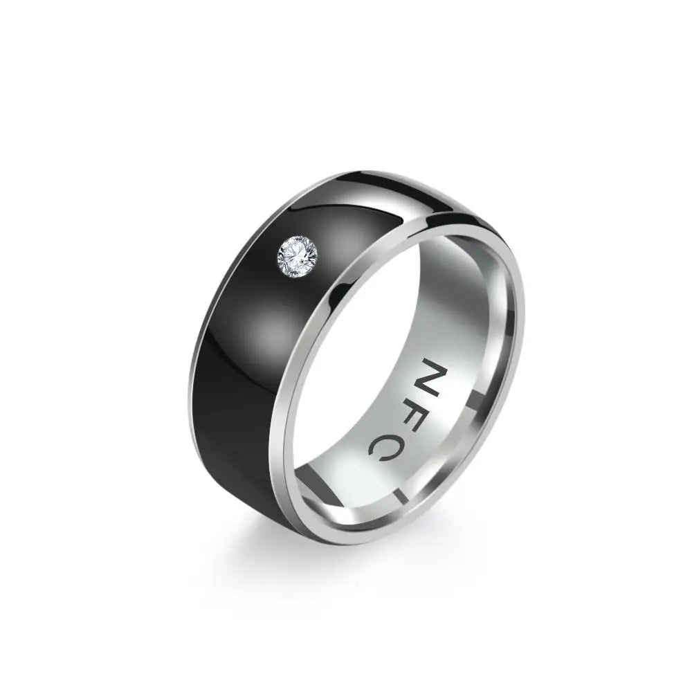 Fashion NFC Smart Finger Ring Multifunctional Intelligent Connect Android Phone Finger Wear Digital Rings Equipment Couple Ring