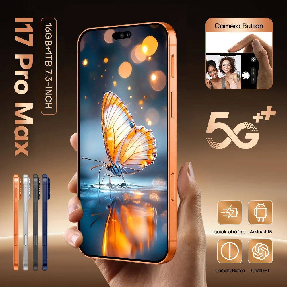 HOT Easy Installation Dust Free Screen Protector For i17 Pro Max Smartphone Tempered Glass Cell Phone Anti-scratch Film