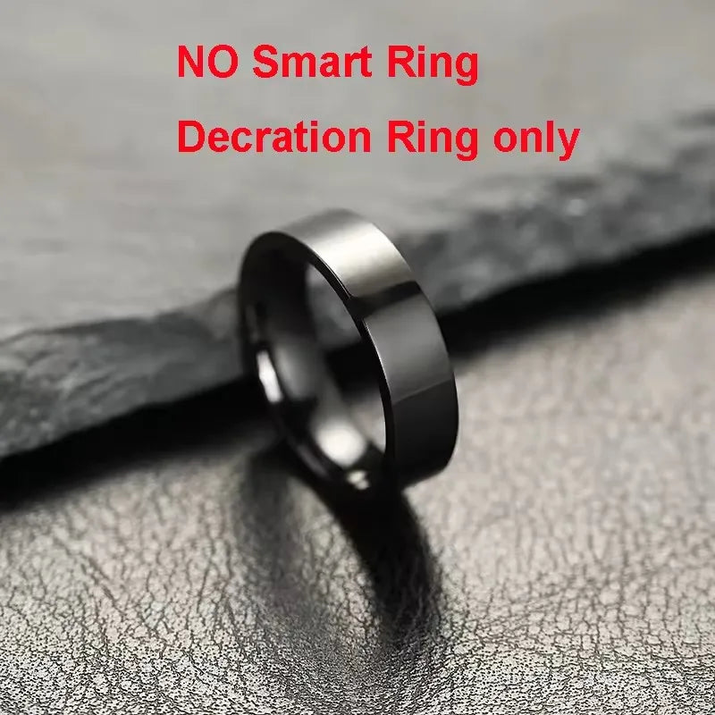 Retro Smart Ring 5ATM Waterproof Sleep Health Monitoring Fitness Pedometer Multiple Sports Modes Low Power Consumption Smartring