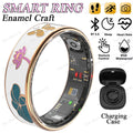 NEW Color Enamel Craftsmanship Healthy Smart Ring Wireless Call Heart Rate/Sleep/Blood Oxygen Monitor Waterproof Smartring 2026