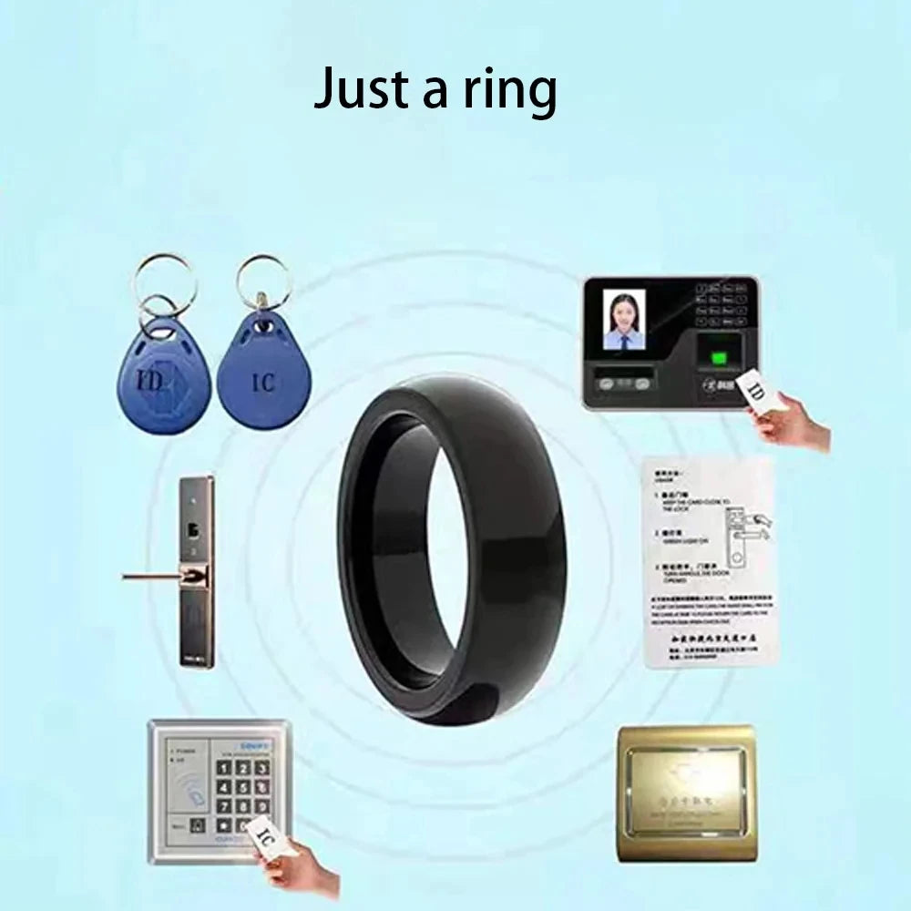 RFID Smart Rewritable Ring ID 125KHz EM4305 T5577 Clone Chip Key Duplicator Badge Copy Changeable Card Copier Tag