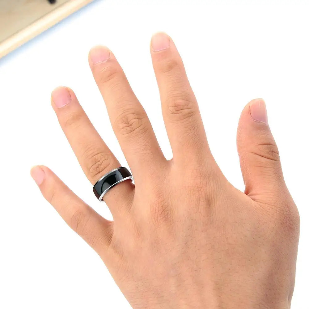 Fashion NFC Smart Finger Ring Multifunctional Intelligent Connect Android Phone Finger Wear Digital Rings Equipment Couple Ring