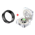LED Display Screen Smart Ring for Heart Rate Oxygen Sleep Monitoring Multi Sports Modes Waterproof Bluetooth Women Healthy Rings