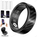 New Smart Ring Message Reminder, Call Alert Heart Rate Blood Oxygen Sleep Monitor Pedometer 5 ATM Waterproof Smartring Men Women